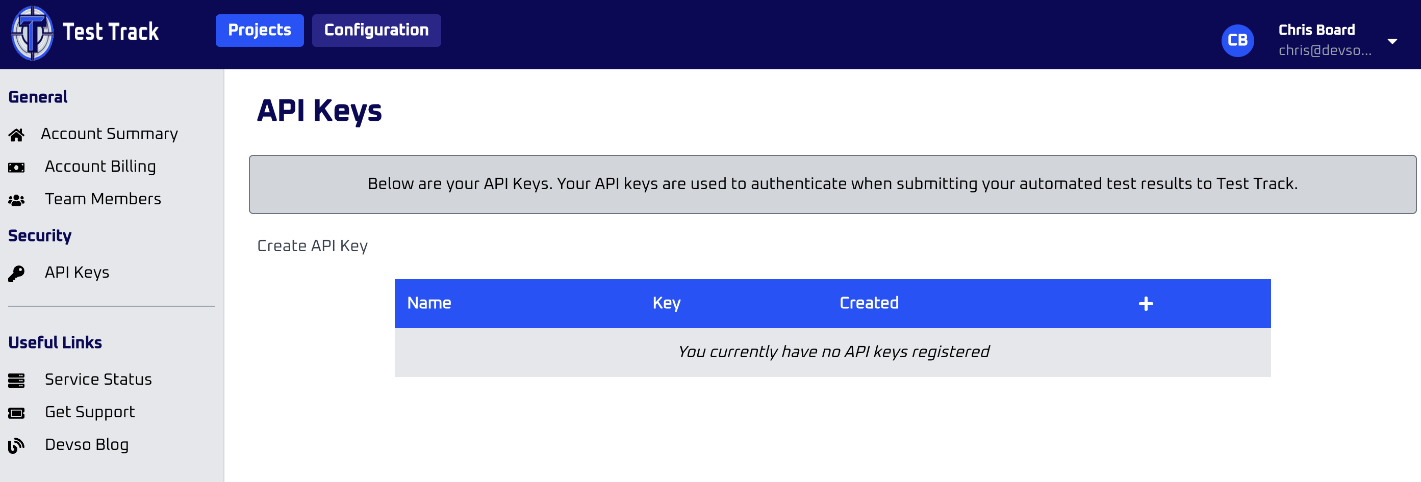 API Keys